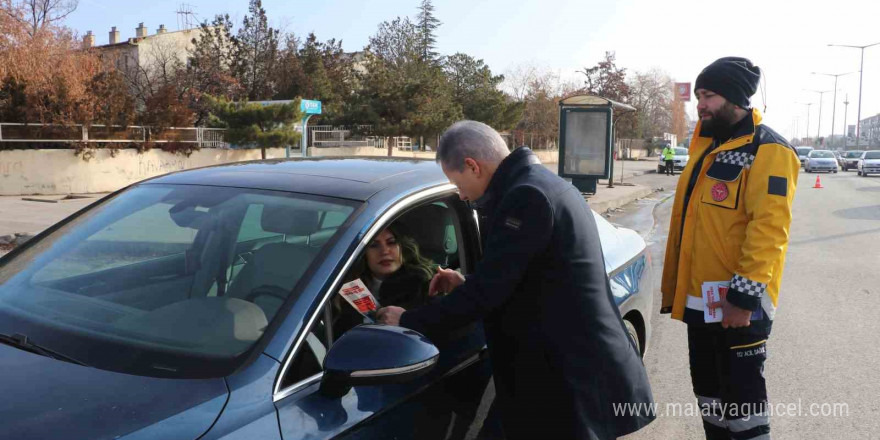 Erzincan’da “Yaşama yol ver” dediler