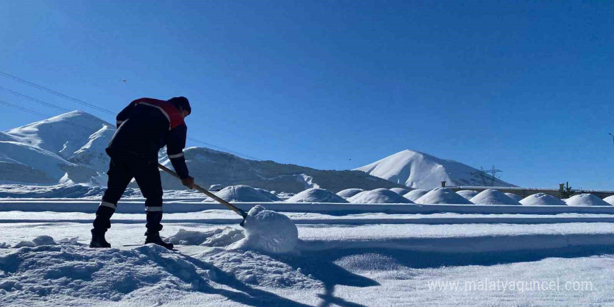 Erzurum -24,6 ile buz kesti