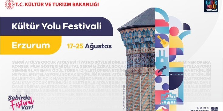 Erzurum Kültür Yolu Festivali 17 Ağustos’ta başlıyor