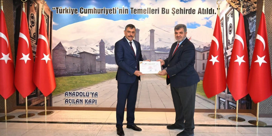 Erzurum Valiliği TS-EN-ISO 9001 kalite yönetim sistem belgesi sahibi oldu