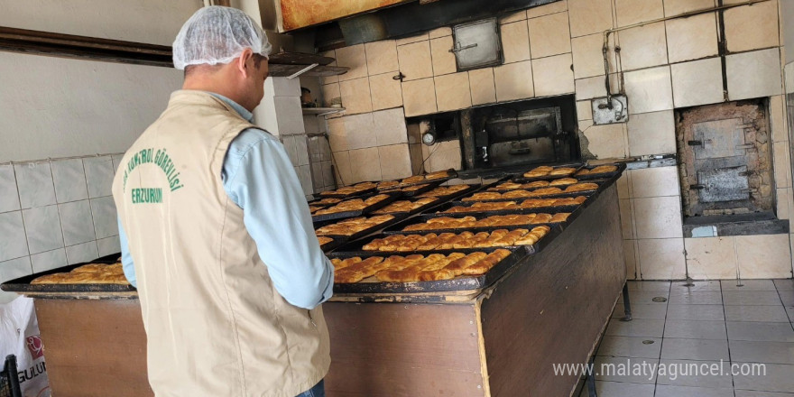 Erzurum’da gıda üretimi yapan işyerleri denetlendi