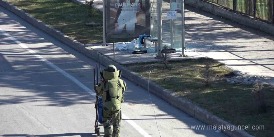 Erzurum’da polisi hareketlendiren anlar