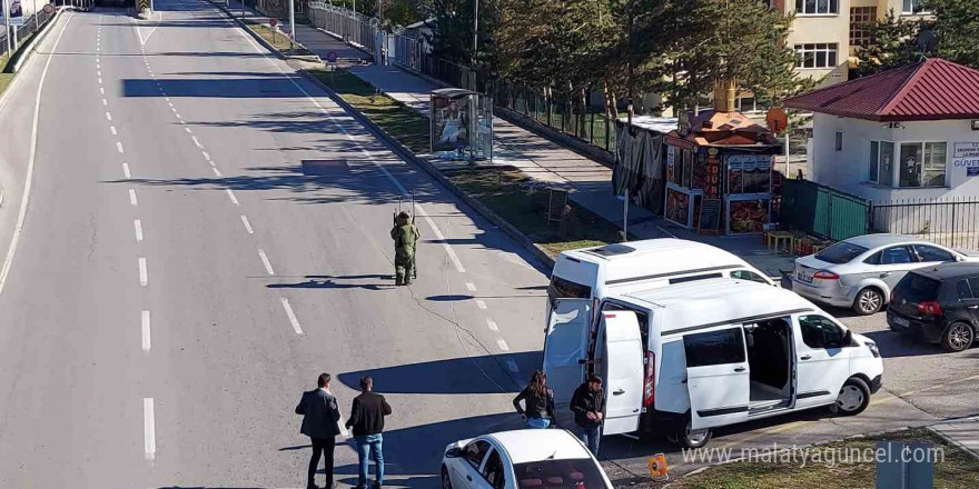 Erzurum’da polisi hareketlendiren anlar