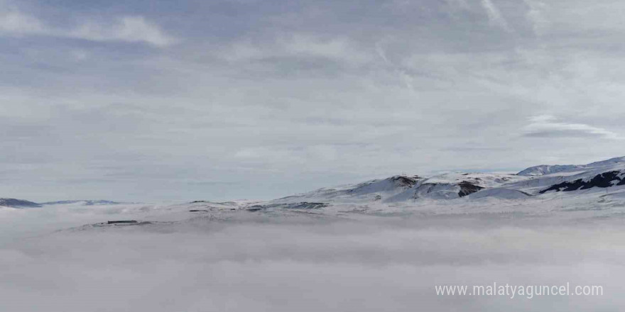 Erzurum’da sisler içinde bir masalsı yolculuk