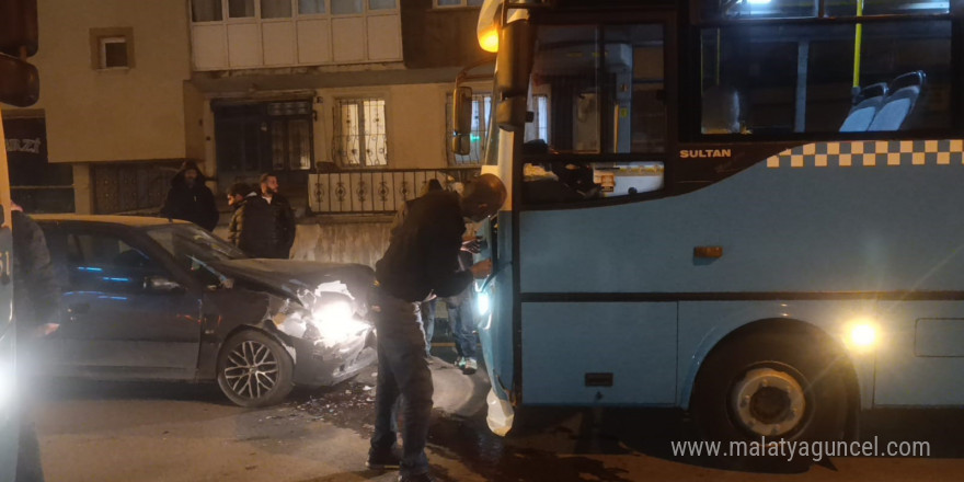 Erzurum’da trafik kazası: 1 yaralı