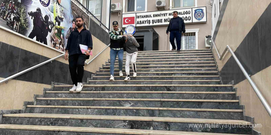 Esenler’de girdiği banka şubesinde para bulamayan hırsızı parmak izi ele verdi