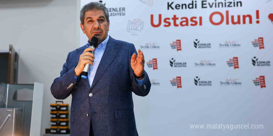 Esenler’de “Kendi Evinizin Ustası Olun” projesi ilk mezunlarını verdi