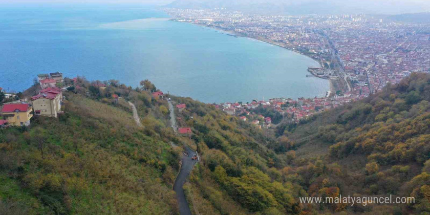 Eski Boztepe yoluna sıcak asfalt dokunuşu