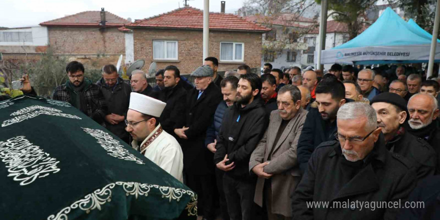 Eski Edremit Belediye Başkanı Tuncay Kılıç, son yolculuğuna uğurlandı