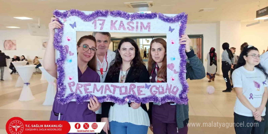 Eskişehir Şehir Hastanesi’nde Dünya Prematüre günü etkinliği yapıldı