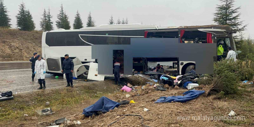 Eskişehir’de otobüs kazası: 1 ölü, 1’i ağır 42 yaralı