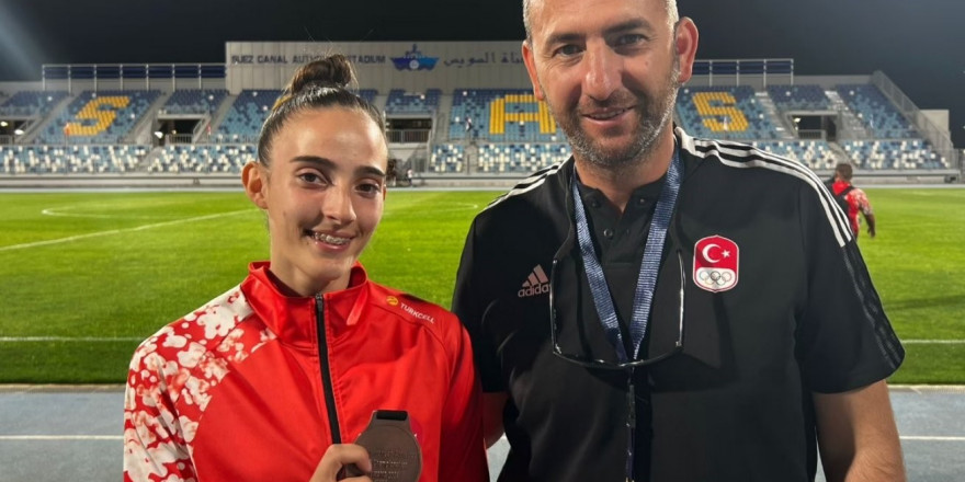 Eskişehirli atletizm sporcusu U23 Akdeniz Şampiyonası’nda 3’üncü oldu