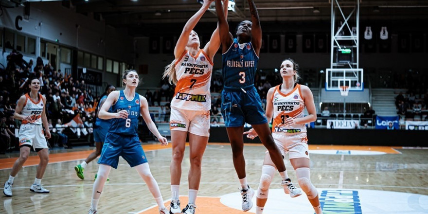 EuroCup Women: NKA Pecs Üniversitesi: 72 - Melikgazi Kayseri Basketbol: 70