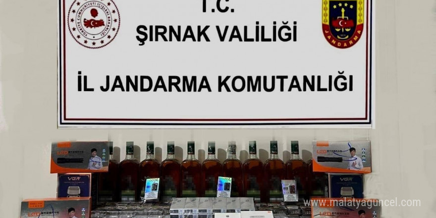 Ev ev değil kaçak ürün deposu: Şırnak’ta jandarmadan kaçakçılık operasyonu, 1 tutuklama