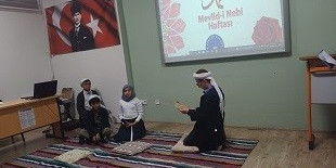 Faik Güngör Ortaokulu’nda Mevlid-i nebi haftası programı