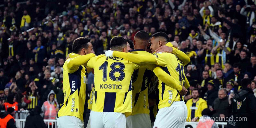 Fenerbahçe’den 5 maçlık galibiyet serisi