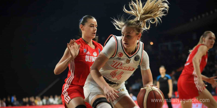 FIBA Kadınlar Euroleague: ÇBK Mersin: 87 - Olympiakos: 58