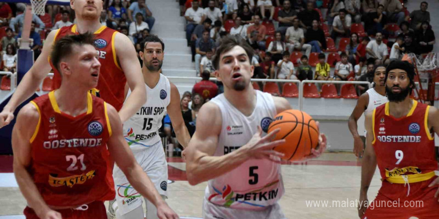 FIBA Şampiyonlar Ligi: Aliağa Petkimspor: 77 - Filou Oostende: 74