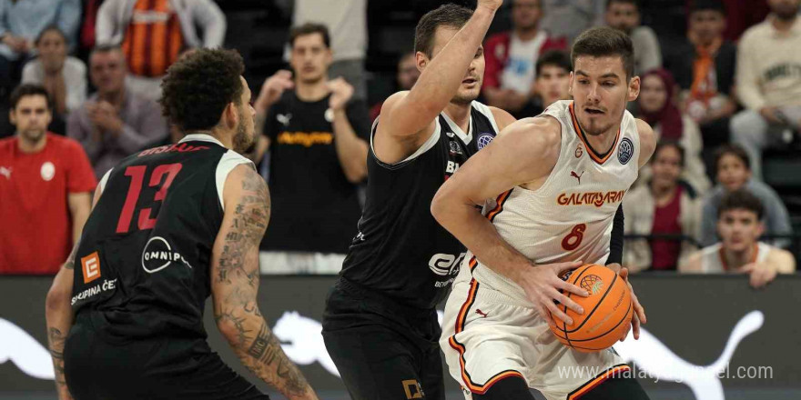 FIBA Şampiyonlar Ligi: Galatasaray: 75 - CEZ Nymburk: 87