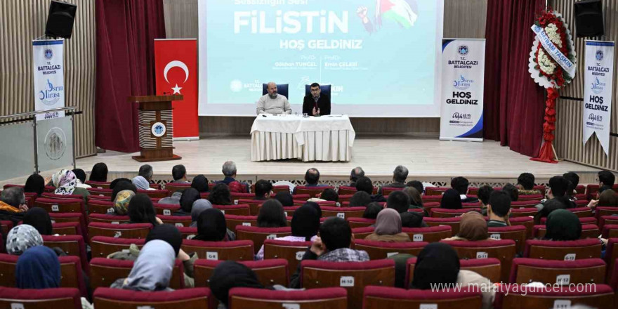 Filistin’in sessiz çığlığı Battalgazi’de yankılandı