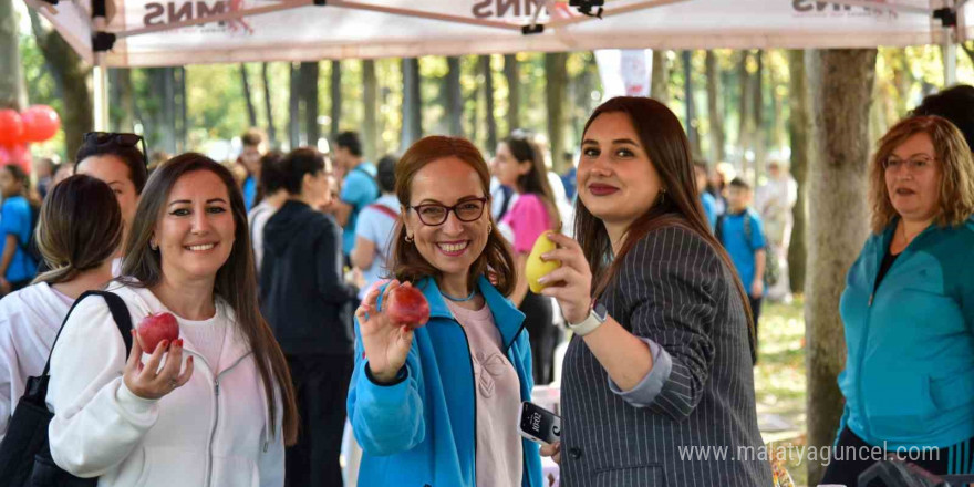 Fiziksel aktivitenin önemine dikkat çekmek için yürüdüler