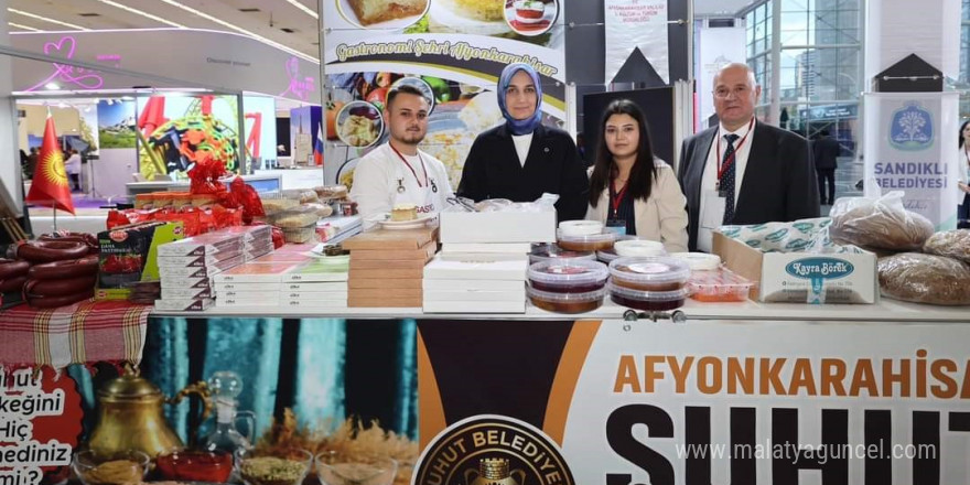 Fuarda Şuhut keşkeği yoğun ilgi gördü