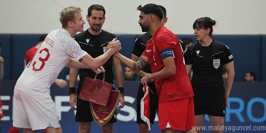 Futsal A Millî Takımı 2026 Avrupa Şampiyonası ilk maçı için ETÜ’de parkeye çıktı