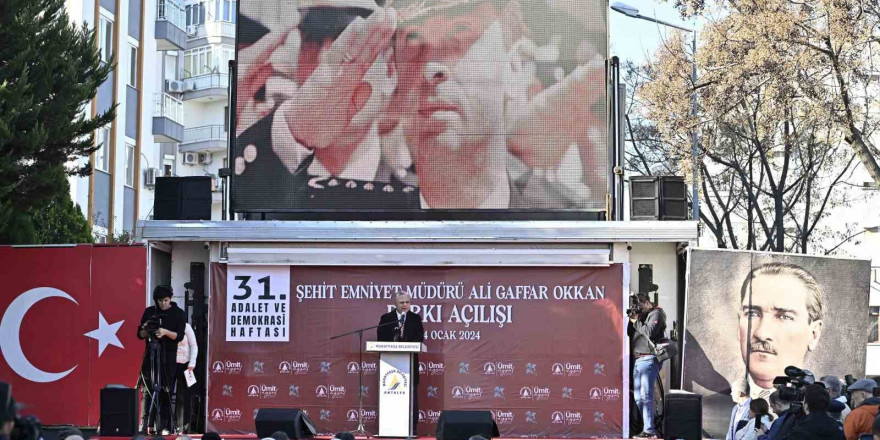 Gaffar Okkan Parkı açıldı