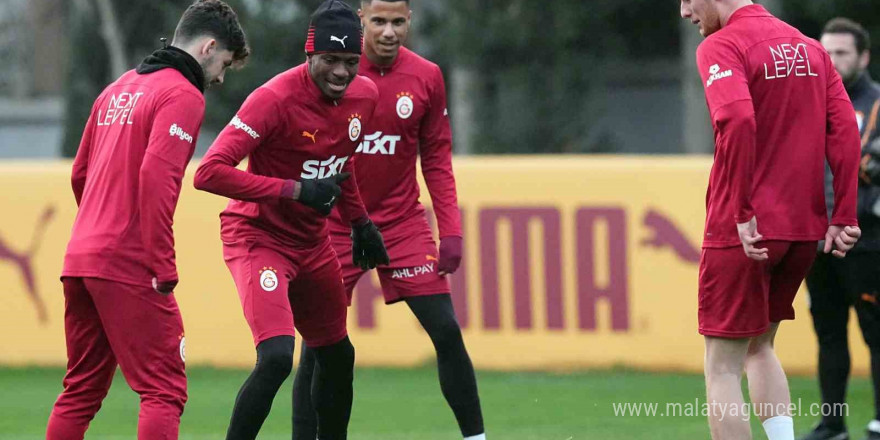 Galatasaray, Kayserispor maçı hazırlıklarını sürdürdü