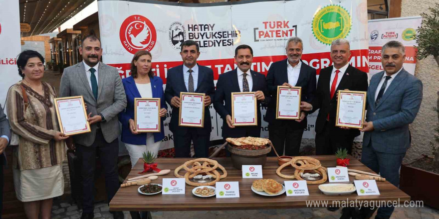 Gastronomi şehri Hatay’da 6 lezzet tescillendi