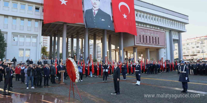 Gazi Mustafa Kemal Atatürk vefatının 86. yılında Giresun’da anıldı