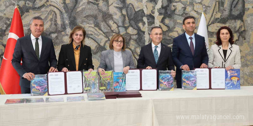 Gaziantep Büyükşehir’den çocuklara bilim dergisi desteği