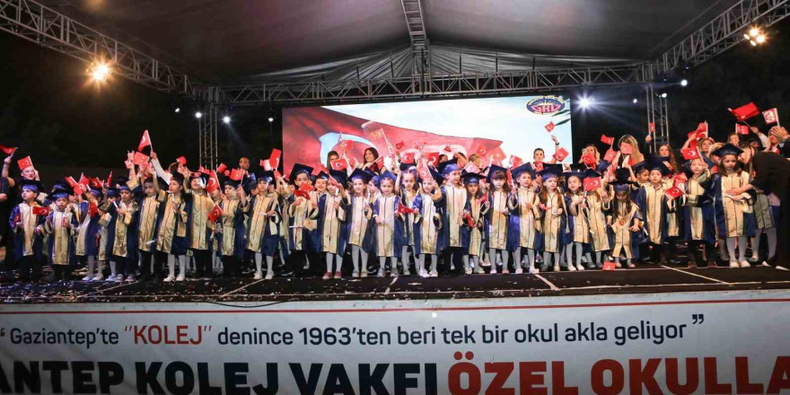 Gaziantep Kolej Vakfı Anaokulu’nda coşkulu kep töreni