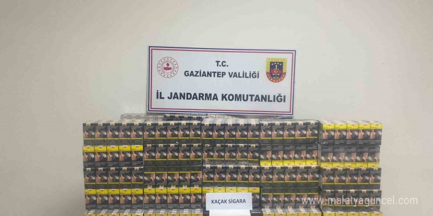 Gaziantep’te 1 milyon TL değerinde kaçak sigara ele geçirildi: 11 gözaltı