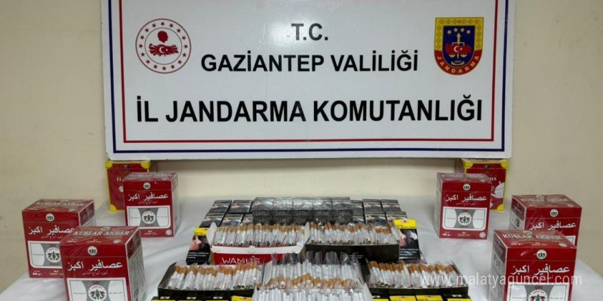 Gaziantep’te 1 milyon TL değerinde kaçak malzeme ele geçirildi