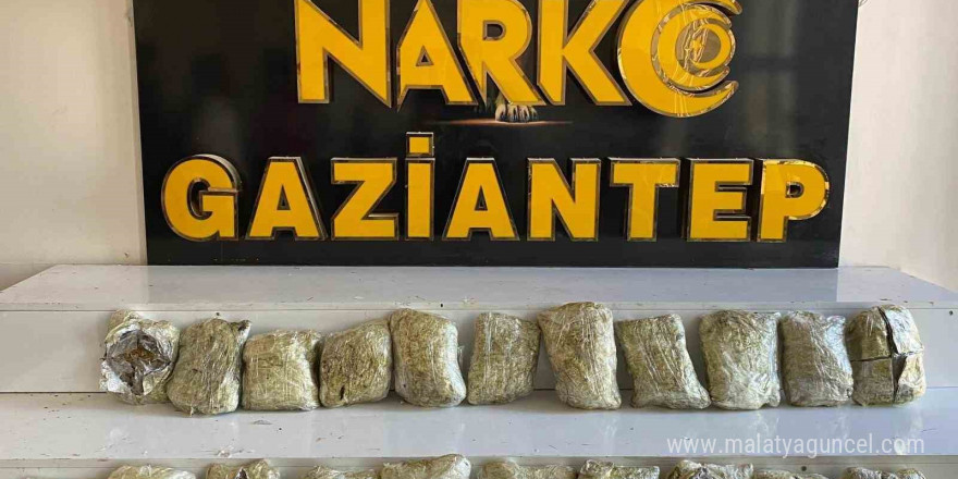 Gaziantep’te 123 kilo skunk ve metamfetamin ele geçirildi: 4 tutuklama