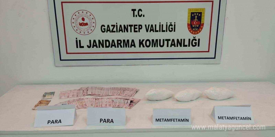 Gaziantep’te 1,5 kilo metamfetamin ele geçirildi