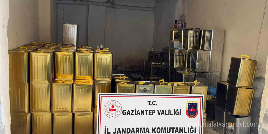 Gaziantep’te 1,5 milyon lira değerinde sahte zeytinyağı ele geçirildi