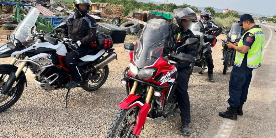 Gaziantep’te 17 motosiklet trafikten men edildi