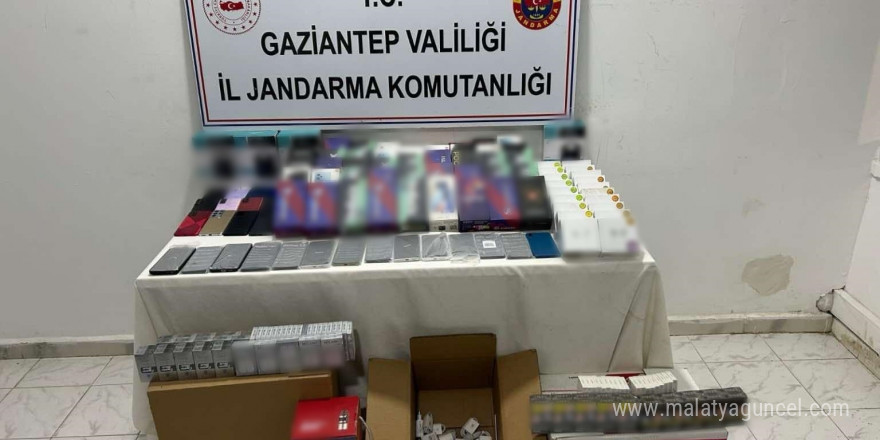 Gaziantep’te 3 milyon TL değerinde kaçak ürün ele geçirildi