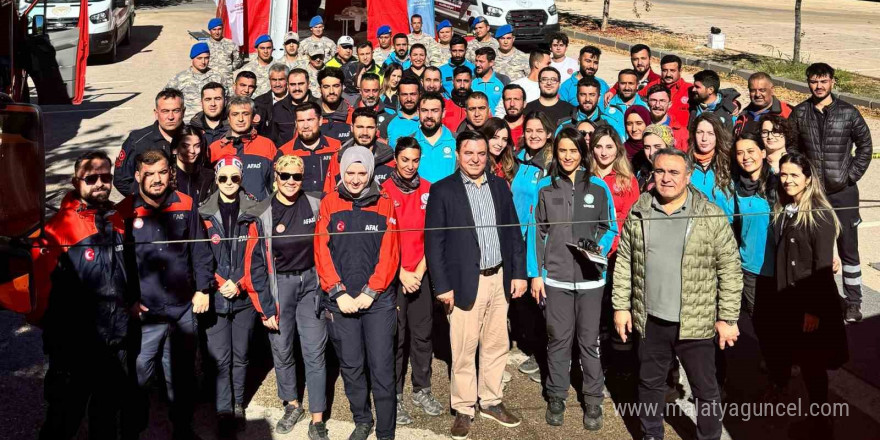 Gaziantep’te film sahnelerini aratmayan tatbikat