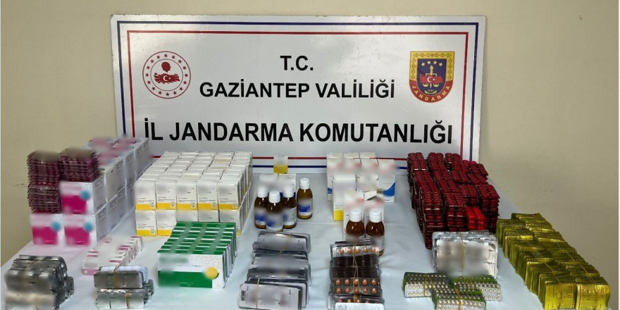 Gaziantep’te jandarmadan kaçak ilaç operasyonu: 2 gözaltı