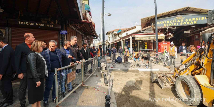 Gaziantep’te Karagöz-Eskisaray caddeleri yeni çehresine kavuşuyor