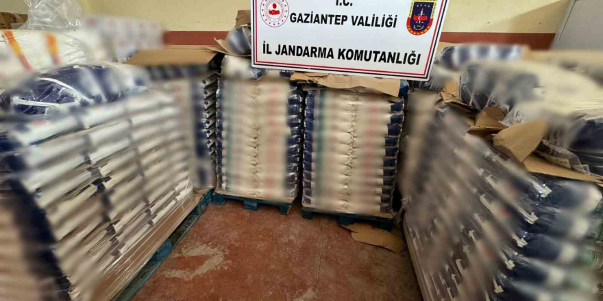 Gaziantep’te piyasa değeri 2 milyon 955 bin TL’lik sahte deterjan ele geçirildi