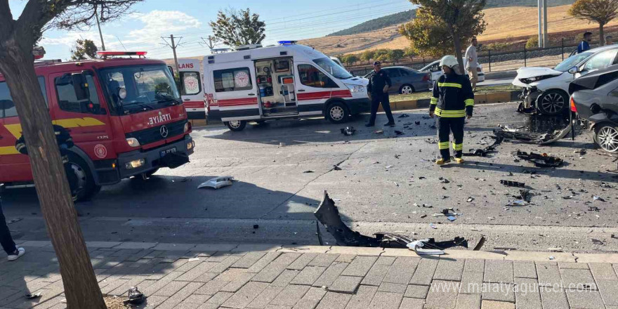 Gaziantep’te zincirleme trafik kazası: 3 yaralı