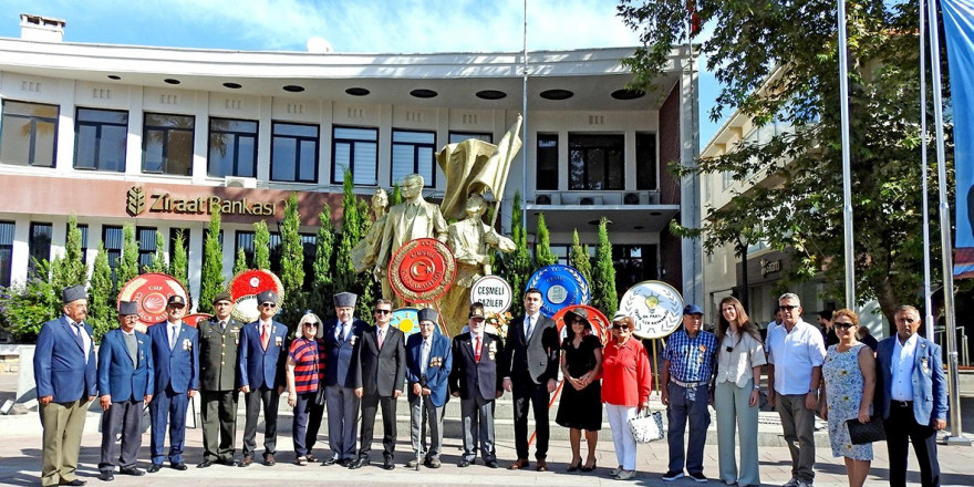 Gaziler Günü Çeşme’de törenle kutlandı