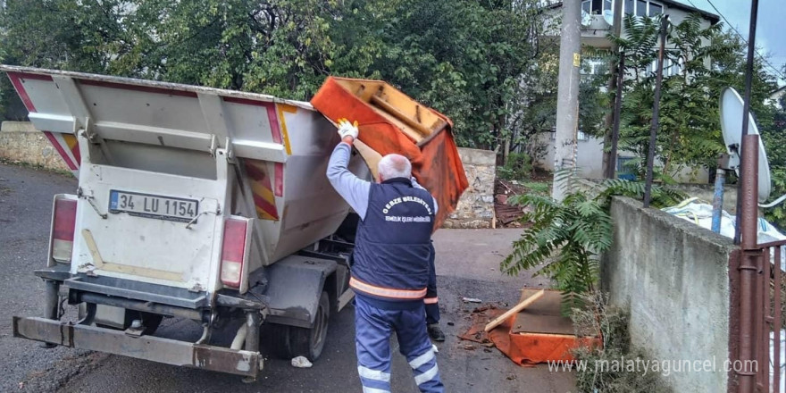 Gebze’de bu yıl tonlarca atık toplandı