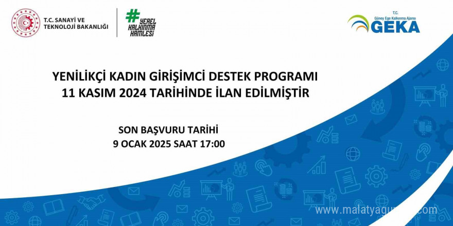 GEKA, 2024 Yılı Yenilikçi Kadın Girişimci Destek Programı’nı ilan etti