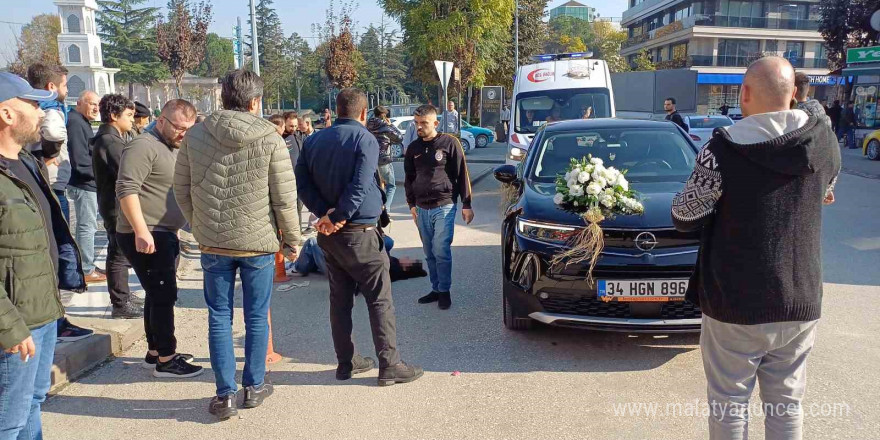 Gelin arabası düğün yerine polis merkezine gitti