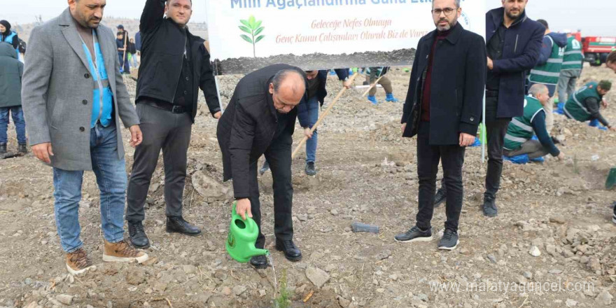 Genç Büro Memur-Sen’den Türkiye Yüzyılı’na fidan desteği